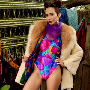 Handmade Mink Fur Coat: Rabbit Fur Lining, Luxury Blazer Style