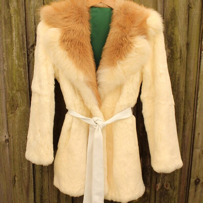 Handmade Mink Fur Coat: Rabbit Fur Lining, Luxury Blazer Style