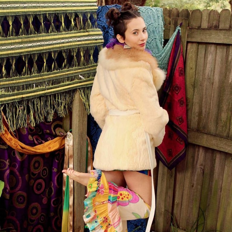 Handmade Mink Fur Coat: Rabbit Fur Lining, Luxury Blazer Style