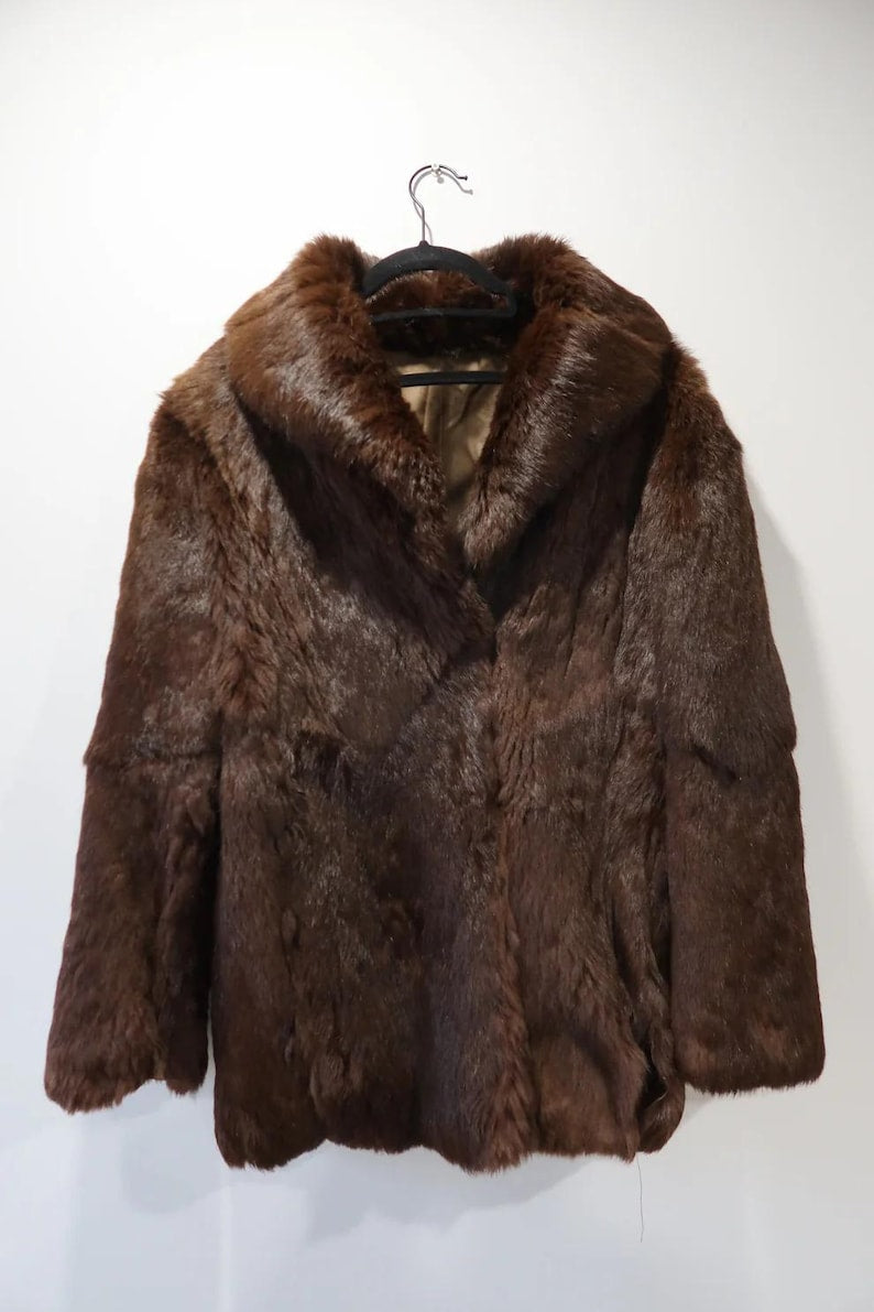 Luxury Brown Mink Coat - Natural Real Mink Fur Coat - Women Outwear Mink Coat