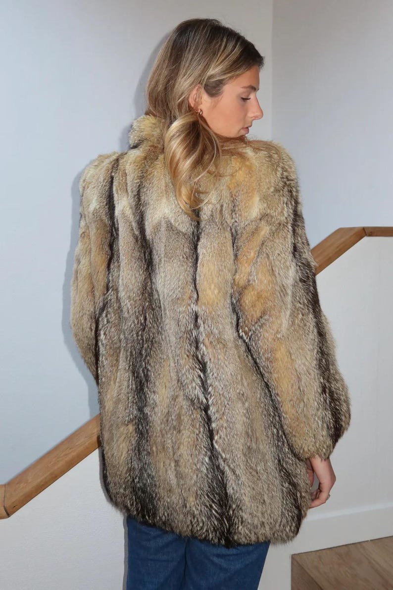 Women Luxury Red Fox Mink Coat Oversized Mink Fox Fur Coat Natural 100% Real Outwear Coat