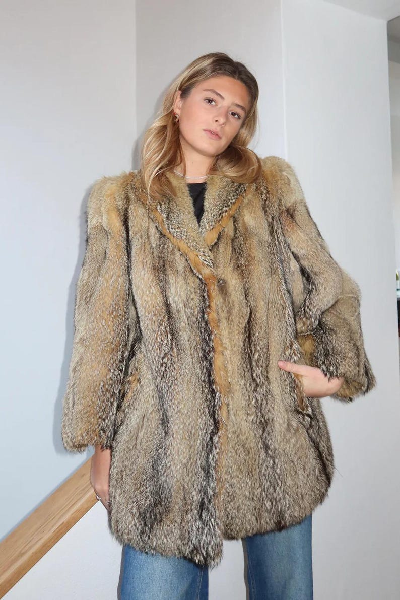 Women Luxury Red Fox Mink Coat Oversized Mink Fox Fur Coat Natural 100% Real Outwear Coat